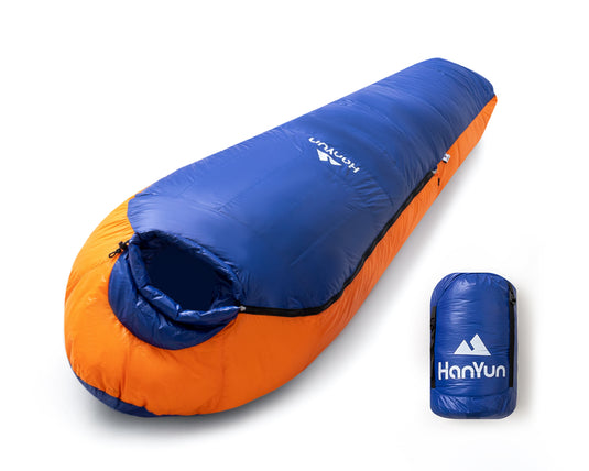 Orange Down Sleeping Bag