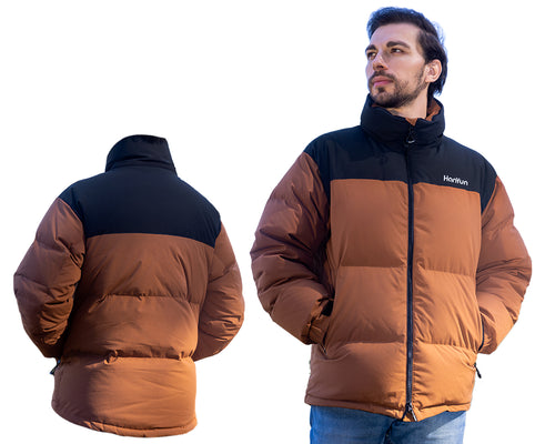 Expedition Outdoor Down Jacket Brown